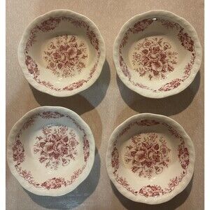ALFRED MEAKIN Salisbury Pink 5.25” Bowls Set of 4